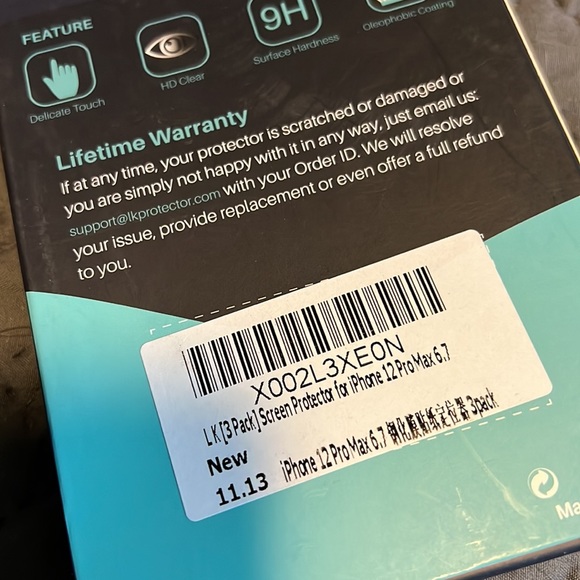 Tempered Glass Screen Protector : iPhone 12 ProMax - Picture 5 of 5